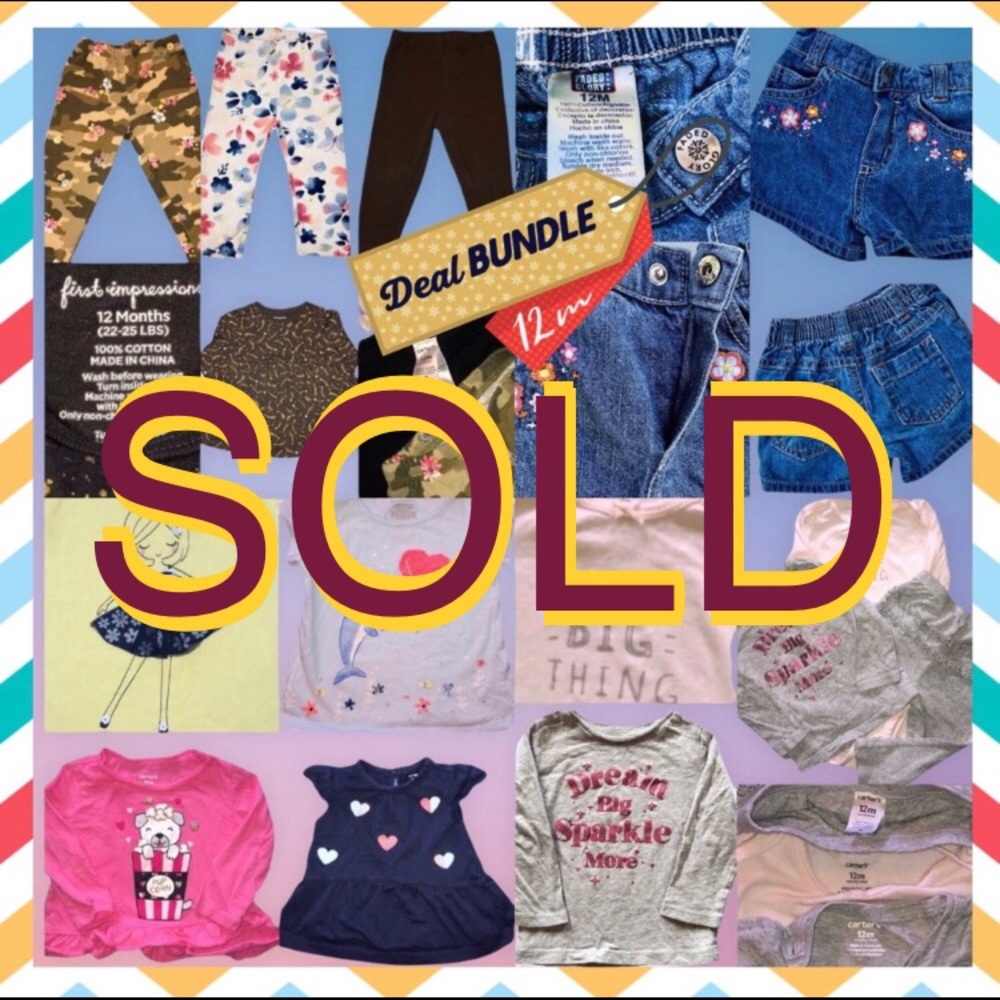 Closet Clear Out 12m Girl Bundle (13pc)